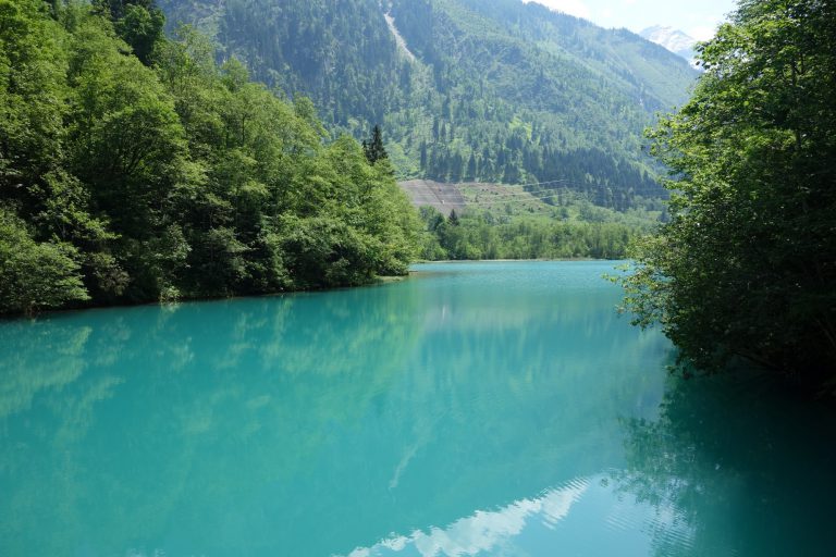 Soutěska Sigmund Thun-Klamm - jezero Klammsee