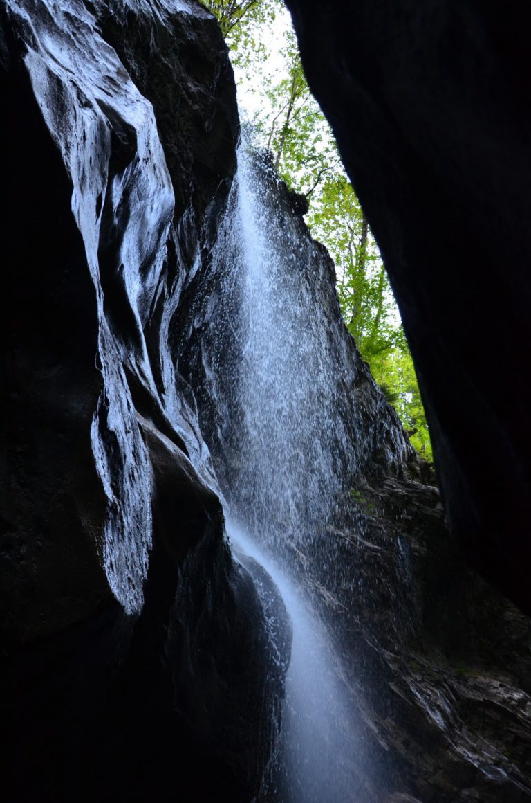 Soutěska Sigmund Thun-Klamm - vodopád