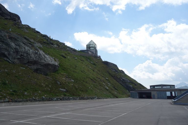 Parkoviště na Grossglockner Hochalpenstrasse