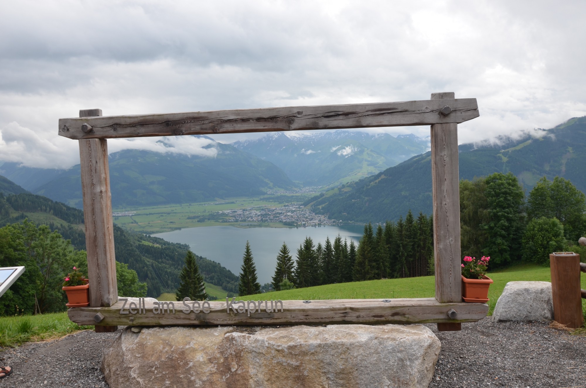 Vyhlídka nad Zell am See Kaprun