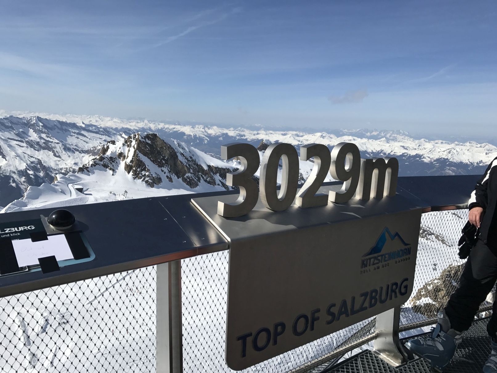 Kitzsteinhorn Top of Salzburg 3029