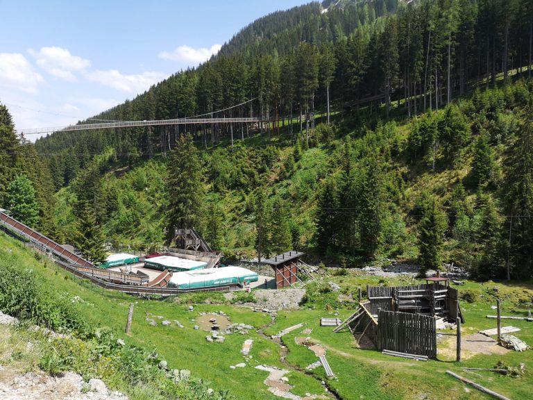 Údolí Saalbach a lanové centrum Hochseilpark